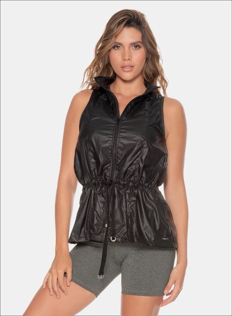 Windbreaker Vest – Black